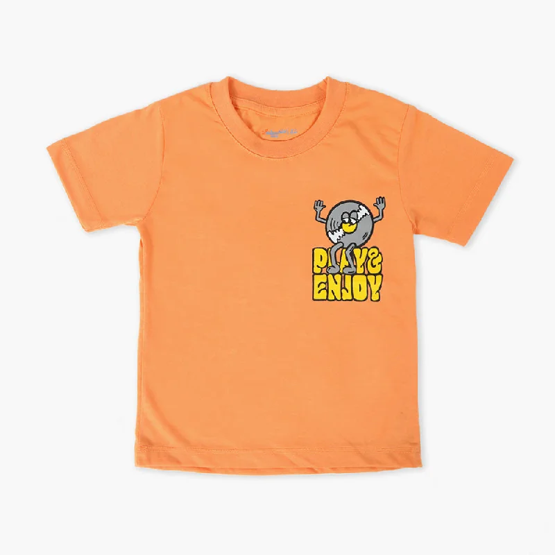 Boys Half Sleeves T-Shirt - Orange