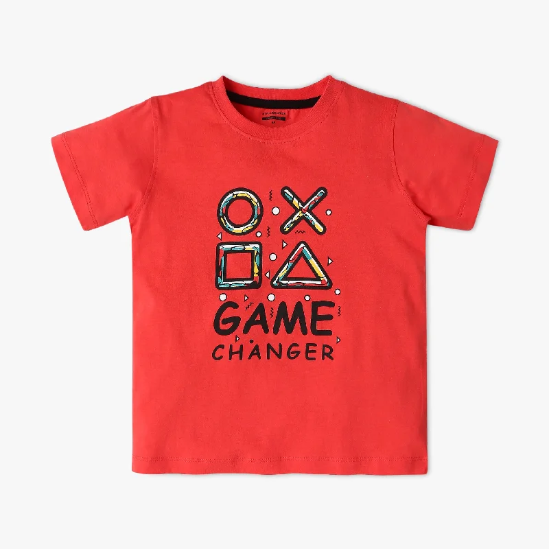 Boy's Regular Fit Graphic T-Shirt