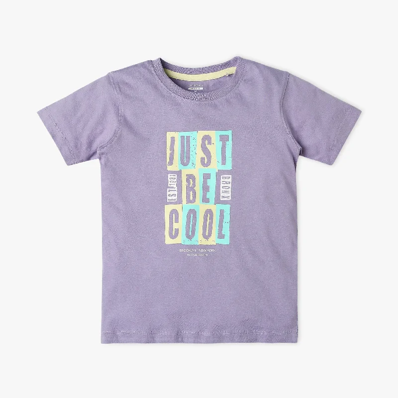 Boy's Regular Fit Graphic T-Shirt