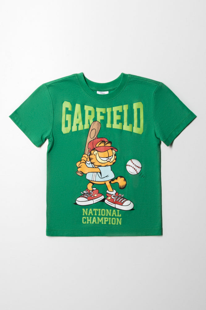 Garfield T-Shirt Green