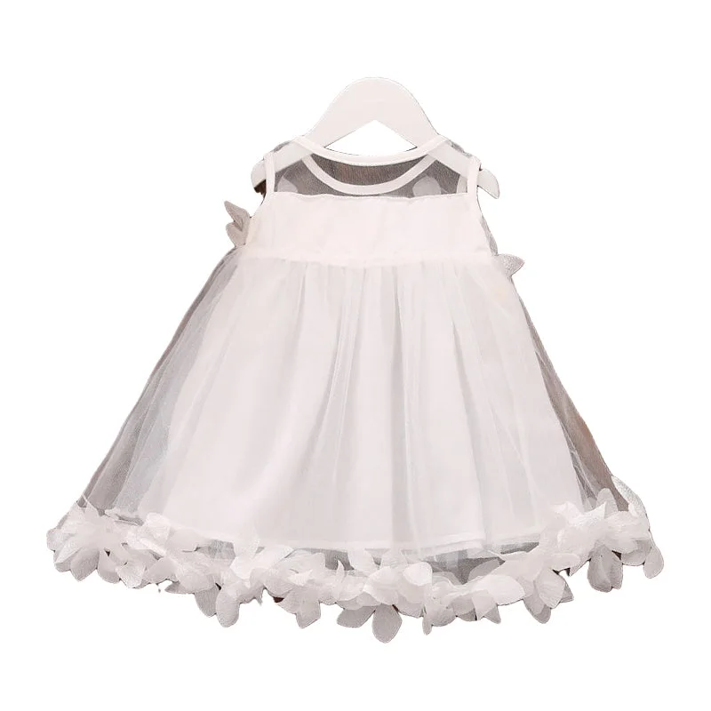 Baby Girls Flower Dresses Wholesale 22033004